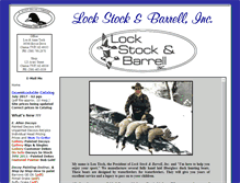 Tablet Screenshot of lockstockbarrell.com
